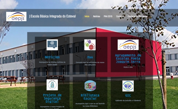 Site da EBI Esteval