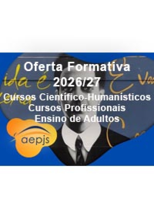 Oferta Formativa 2026/2027 – Ensino Secundário