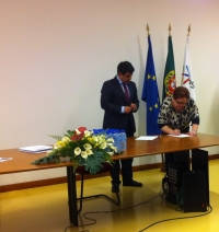 Assinatura de protocolo no Instituto Politécnico de Setúbal