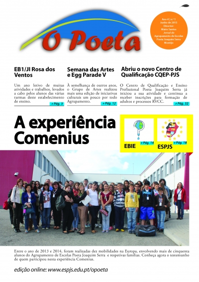 O jornal escolar "O Poeta" faz 10 anos