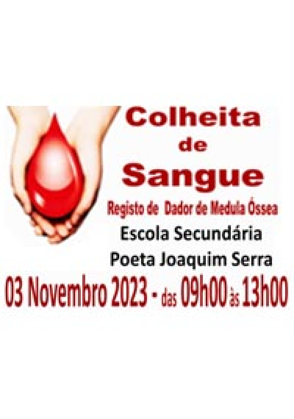 Colheita de Sangue e Registo de Dador de Medula Óssea (Escola Secundária Poeta Joaquim Serra) - Agradecimento